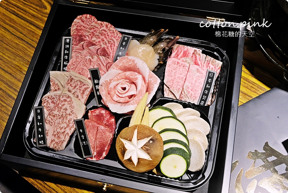 中秋禮盒奢華版～日本和牛滿出來！開盒就見肉肉花兒～想肉燒肉中秋限定禮盒送禮超有面子！